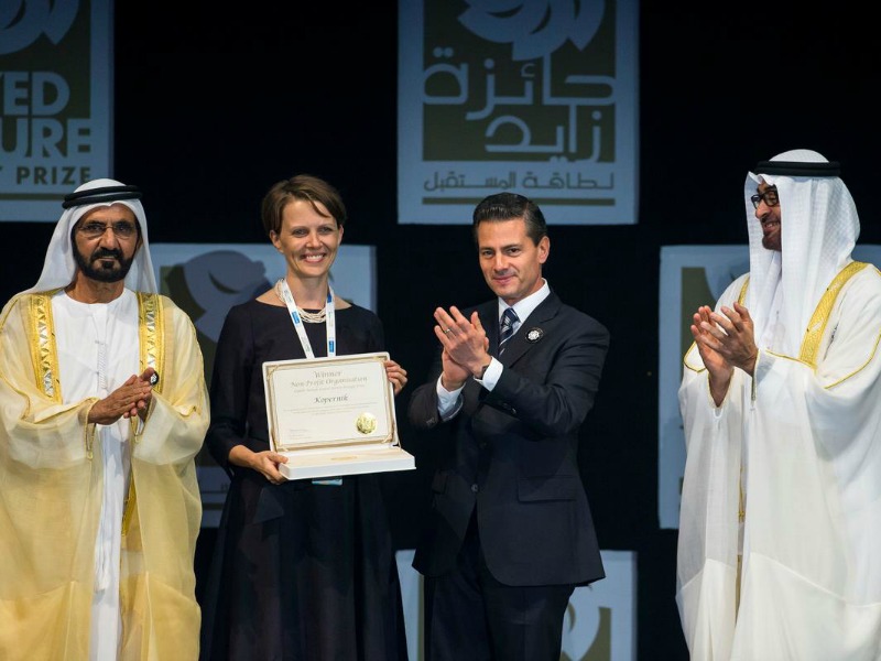 Kopernik Wins Prestigious Zayed Future Energy Prize 2016