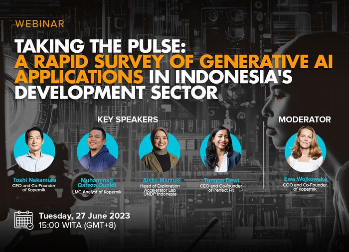 Webinar: A Rapid Survey of Generative AI Applications in Indonesia's Development Sector