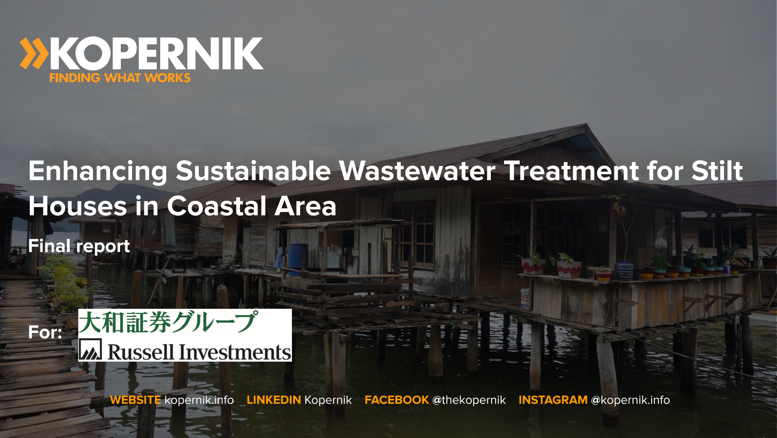 Enhancing Sustainable Wastewater Treatment for Stilt Houses in Coastal Area